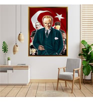 ÇERÇEVELİ ATATÜRK TABLO S288