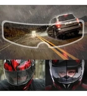 Kask Vizörü İçin Yağmur ve Buğu Engelleyici Film