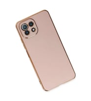 Newface Xiaomi Mİ 11 Lite Kılıf Volet Silikon - Pembe