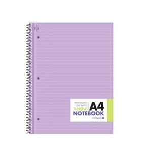 Morning Glory 5000 A4 Çizgili Defter Mor 11111-84605
