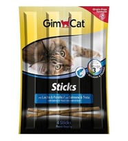 Gimcat Sticks Alabalık ve Somon Etli Kedi Ödül Çubukları 4'Lü - 20 Gr