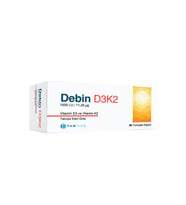 Debin D3K2 Vitamin D3 ve Vitamin K2 60 Kapsül