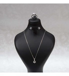 606 Zirkon Gümüş Set