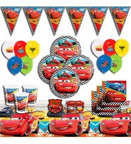 CARS ARABALAR ŞİMŞEK MGUEEN DOĞUM GÜNÜ SETİ 8 KİŞİLİK