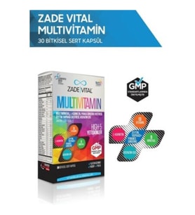 Zade Vital Multivitamin 30 Kapsül