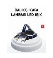 Profesyonel Şarjlı LED Far – IPX5 Suya Dayanıklı, 4 Işık Modu, Hareket Sensörlü