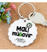 Mali Müşavir Tasarımlı Papatya Anahtarlık