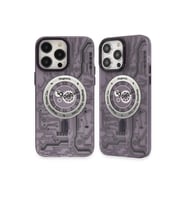 Apple İphone 14 Pro Kılıf Apollo Magneticsafe Desenli Kapak - Apollo Mor - 5