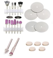 24 PARÇA MİNİ TAŞLAMA -FIRÇALAMA -POLİSAJ -HOBİ GRAVÜR  SET