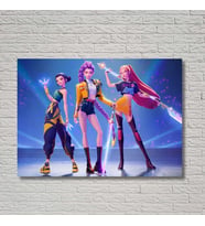 Anime K-Pop Temalı Dekoratif Duvar Posteri