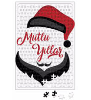 Noel Baba ile Mutlu Yıllar Puzzle 240 Parça Yapboz