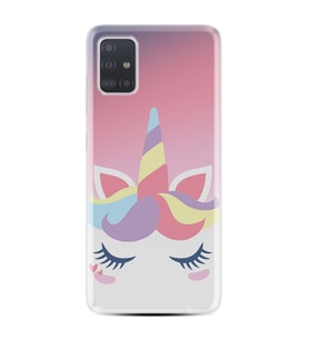 Samsung a71 A72 A73 A7 A9 2018 C7 C9 Kılıf Desenli Silikon Sweety Unicorn 1737