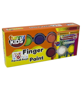 Funny Kids Parmak Boyası 12 Renk x 25 ml Set 