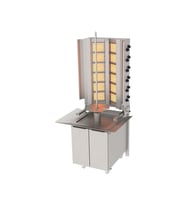 Atalay ADG-12-D Döner Makineleri Duvara Monte Gazlı Hareketli Alt Arabalı Alttan Motorlu - 6x2 Radyanlı - 220 V