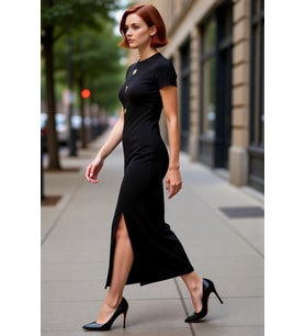Kadın Kısa Kollu Düz Desen Bodycon Elbise Bisiklet Yaka Ottoman Örme Midi Boy Günlük Stile Uygun