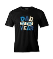 Dad of the Year Siyah Erkek Tshirt