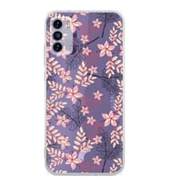 PrintiFy Reeder S19 Max Pro Uyumlu Kamera Korumalı Floral Kırmızı Tasarımlı Şeffaf Silikon Kılıf