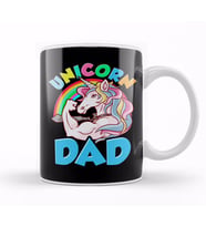 Awesome Unicorn Dad Cool Unicorn Dads Kupa Bardak Porselen