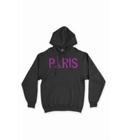 Paris Eyfel Siyah Sweatshirt Hoodie