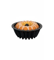 Hanımeli Premium Döküm Kek Turta Kalıbı Siyah 26cm