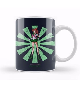 Sailor Moon Jupiter Retro Japanese Kupa Bardak Porselen