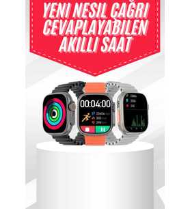Android İos Uyumlu Uyku Takibi Yapabilen 3 Kordonlu Akıllı Saat