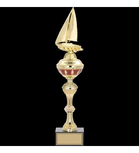 ODAK KUPA - Figürlü Kupalar - Yelken Figürlü Kupalar FG-064 C - 48 cm