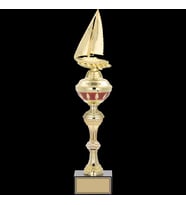 ODAK KUPA - Figürlü Kupalar - Yelken Figürlü Kupalar FG-064 C - 48 cm