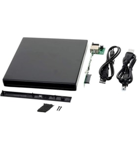 USB SATA 12.7mm DVD RW Writer SSD External Harici Caddy Kutu