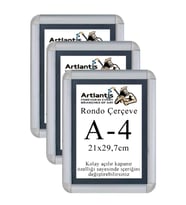Tak Çıkar Rondo Çerçeve A4 21x30 cm 5 Adet Açılır Kapanır Çerçeve Aç Kapa Çerçeve A4 Afiş Çercevesi