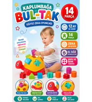 Kaplumbağa Bul-Tak - Bultak Lego - Bebek Oyuncağı - Şekil Takmaca