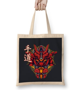 Crimson Bushido Mecha Concept Gundam Bez Çanta Uzun Saplı