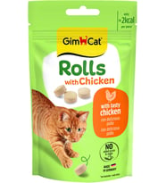 Rolls Tavuklu Kedi Ödül Tableti 50gr