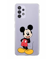 Samsung Galaxy A23  Kamera Korumalı  Kapak Mickey Mouse Tasarımlı  Şeffaf Kılıf