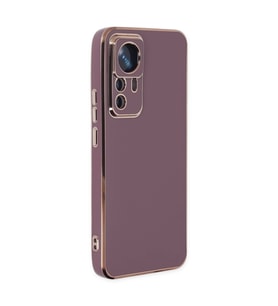 Xiaomi Mi 12t Pro Kılıf Volet Silikon - Mor