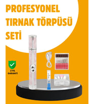Ergonomik Saplı 20.000 RPM Hız Kontrollü Manikür Pedikür Makinesi