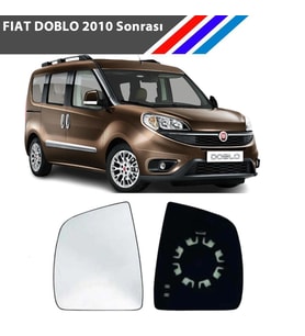 Doblo 2010 Sonrası Ayna Camı Mekanik - Sol