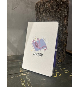 Beyaz Termo Deri Defter