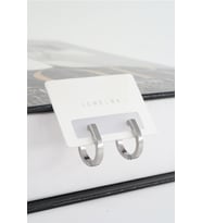Kadın 316 L Paslanmaz Çelik 2 cm Geometrik Model Küpe