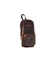 Kaukko Bright Junior Bag Kalem Çantası Taşlı-Siya K2718