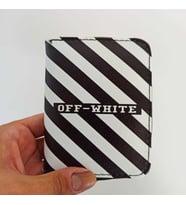 MUTLUMU OFF WHİTE BASKILI CÜZDAN