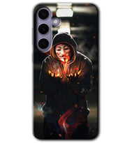 Galaxy S24 Plus Kılıf HD Desen Baskılı Kılıf - V for Fire