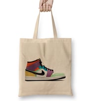Jordan 1 Mid Se Multicolor Bez Çanta Uzun Saplı