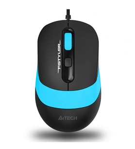 A4 TECH A4 TECH FM10 USB 1600dpi Optic Siyah/Mavi Mouse