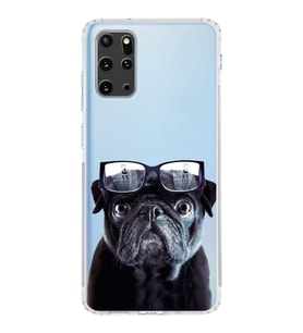 PrintiFy Samsung Galaxy S20 Plus ile Uyumlu Köpek 3 Kamera Korumalı Şeffaf Kılıf