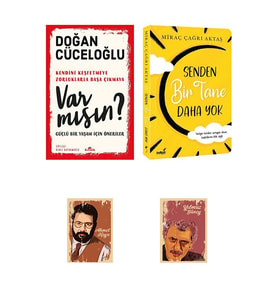 Senden Bir Tane Daha Yok - Miraç Çağrı Aktaş - Var Mısın - Doğan Cüceloğlu defterli seti