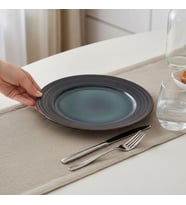 GÜRAL PORSELEN Güral 6 Adet 27 Cm Servis Tabağı Reaktif Oasis 1131