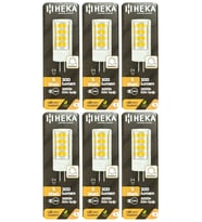 (6 Adet) Heka 5W (35W) 3000K (Sarı Işık) G4 Duylu Dim Edilebilir Led Kapsül Ampul