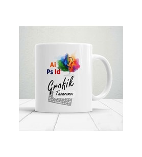 Kişiye Özel Grafik Tasarım Baskılı Kupa