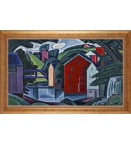 ALTIN ÇERÇEVELİ PASPARTULU TABLO CR909
